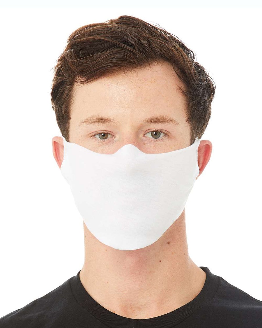 120 Pack - Disposable Single Layer Light Cloth Face Cover - White