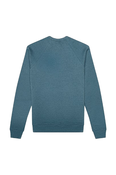 Unisex Sponge Fleece Raglan Sweatshirt - Heather Deep Teal