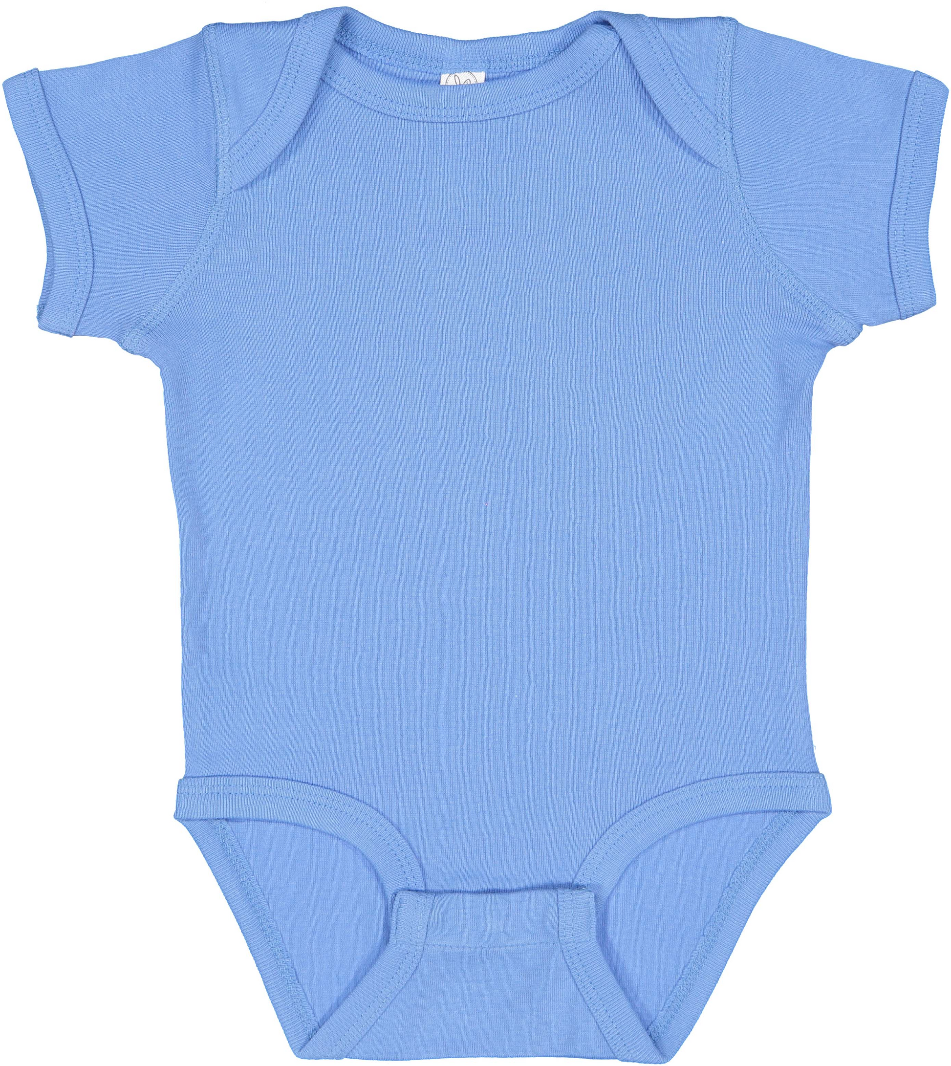 Infant Baby Rib Bodysuit - Carolina Blue