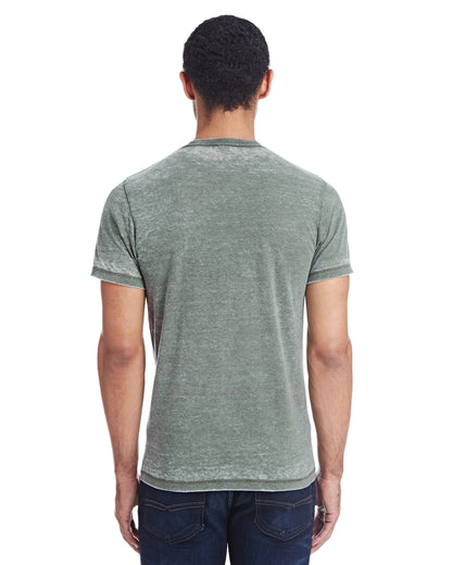 Unisex Acid Wash T-Shirt - Olive