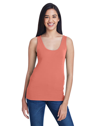 Women's Stretch Tank - Terracotta