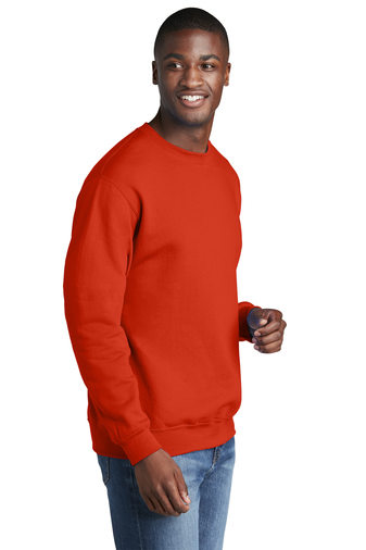 Unisex Core Fleece Crewneck Sweatshirt - Orange