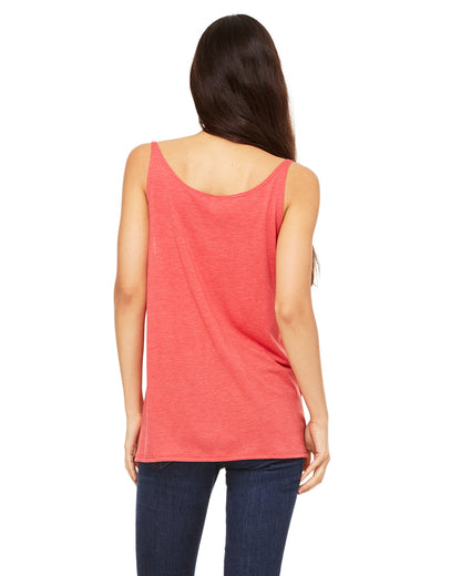 Women's Slouchy Tank - Red Triblend