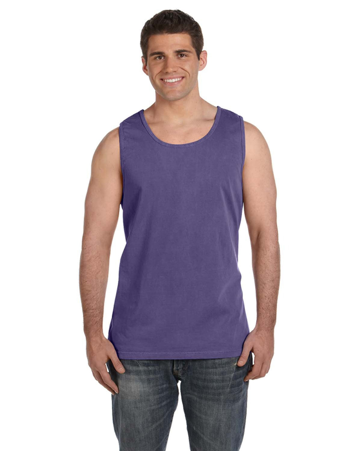 Unisex Heavyweight RS Tank - Grape