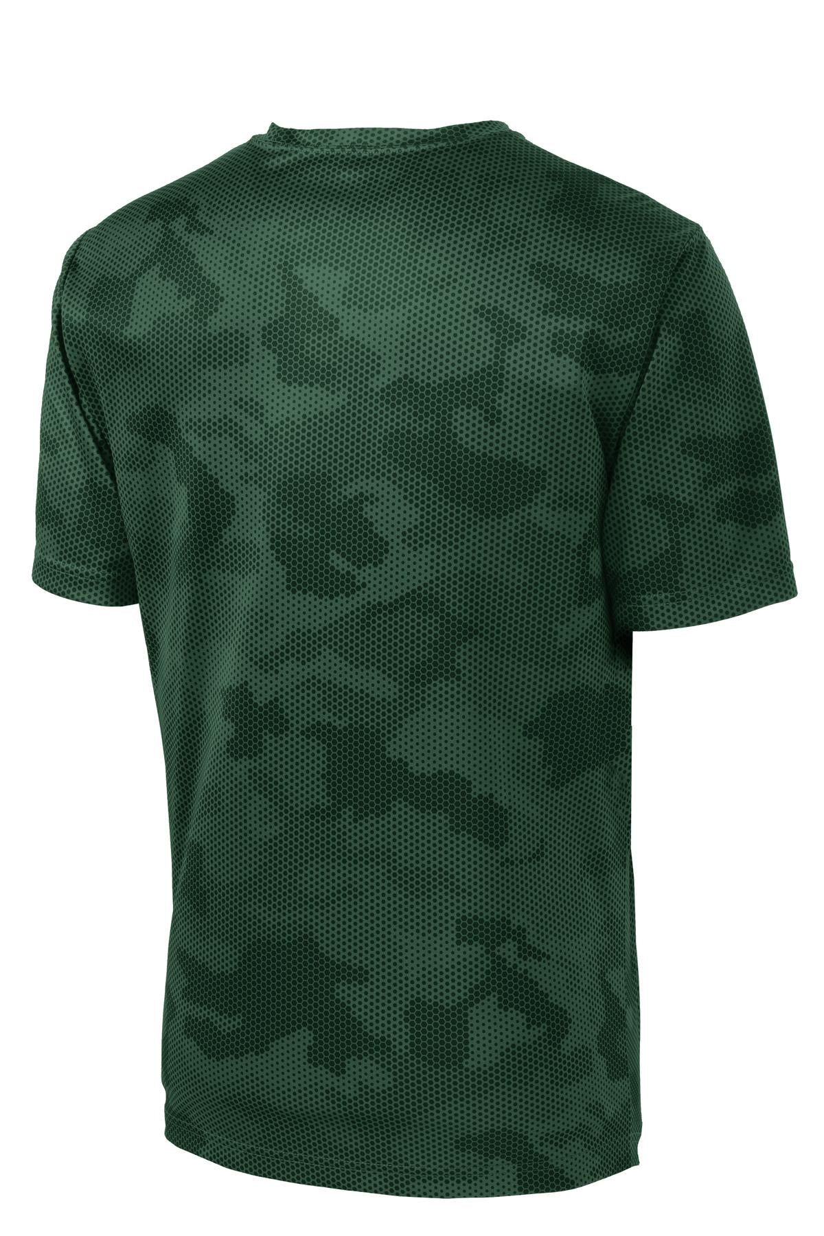 Unisex CamoHex Tee - Forest Green