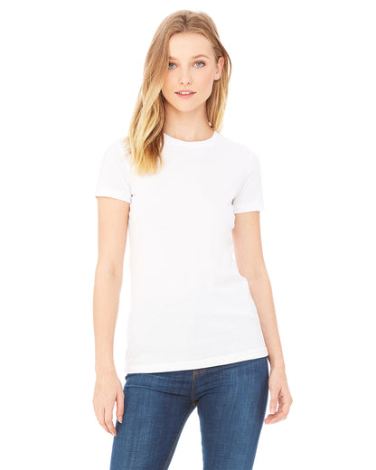 Women's Junior Fit Favorite T-Shirt - Solid White Blend