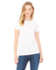 Bella + Canvas 6004 - Women's Junior Fit Favorite T-Shirt - Solid White Blend