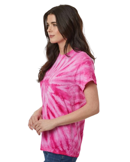 Cyclone Pinwheel Short Sleeve T-Shirt - Fuchsia