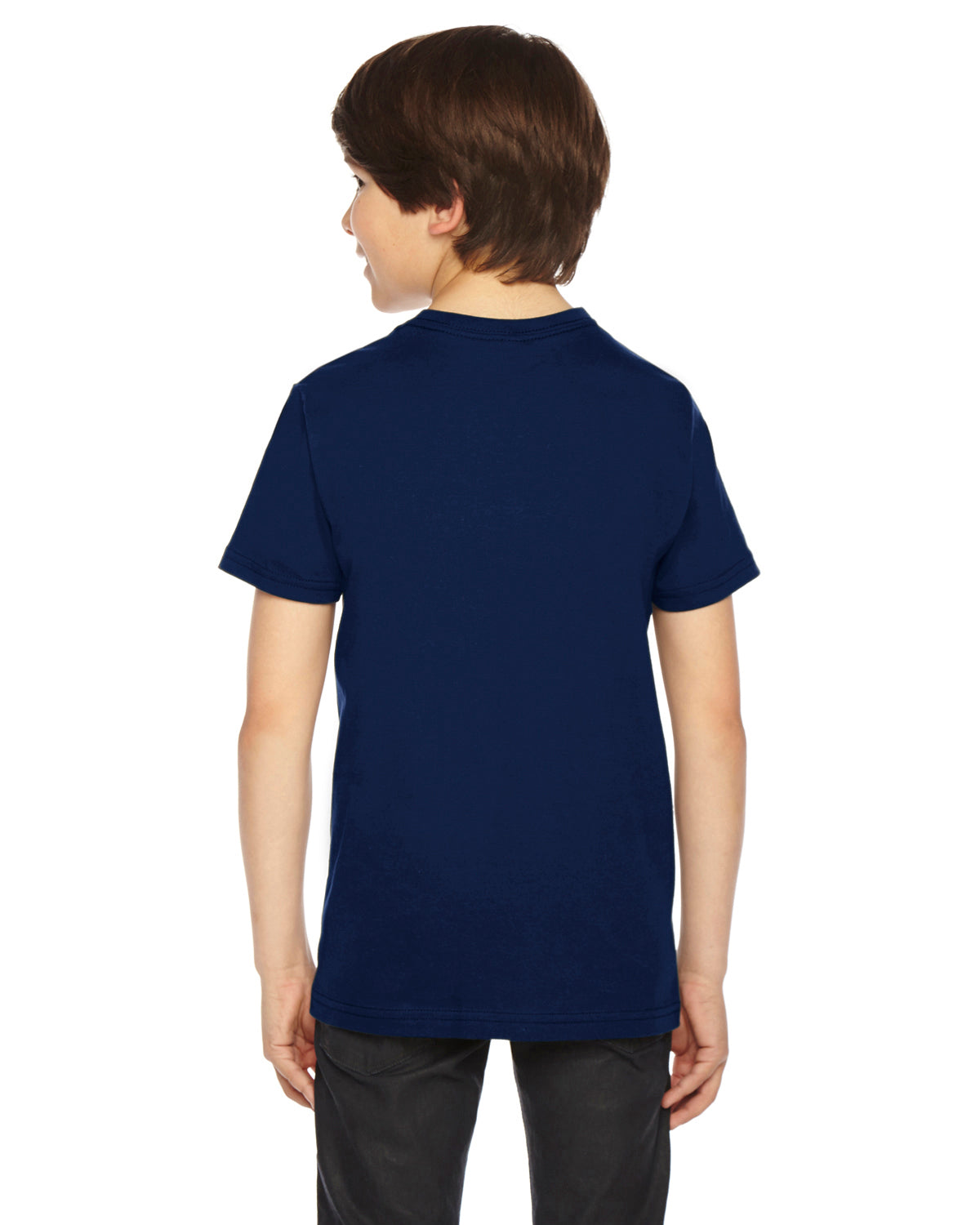 Youth Fine Jersey Short-Sleeve T-Shirt - Navy