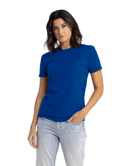 Unisex CVC Crewneck T-Shirt - Royal
