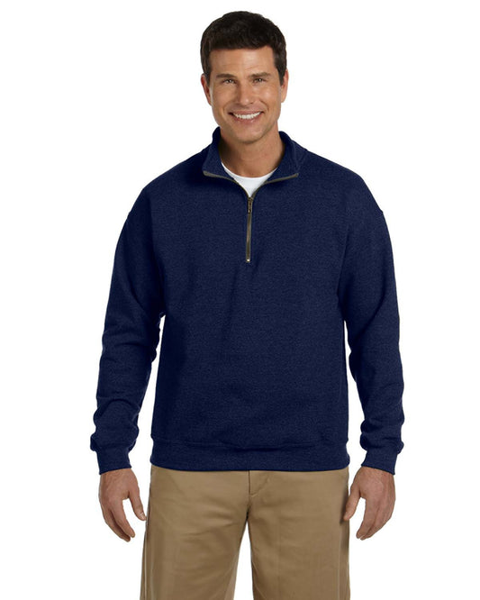 Unisex Heavy Blend™  Vintage Cadet Collar Sweatshirt - Navy