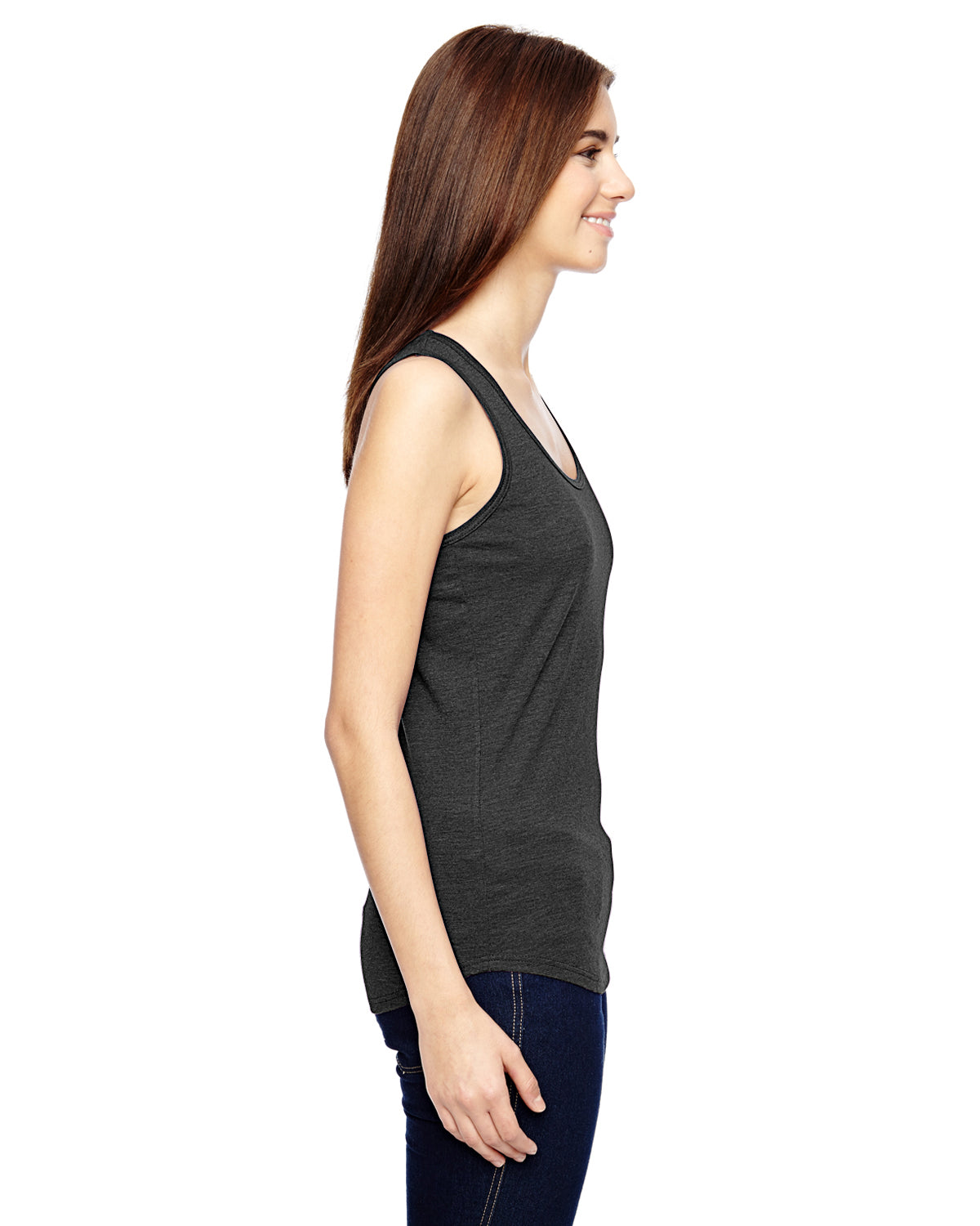 Women's Triblend Racerback Tank - Heather Dark Gray
