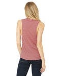 Women's Flowy Scoop Muscle Tank - Mauve Marble