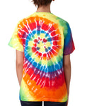 Unisex Multi-Color Spiral Short Sleeve T-Shirt - Michelangelo