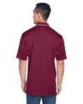 Men's Cool & Dry Sport Two-Tone Polo - Maroon / White
