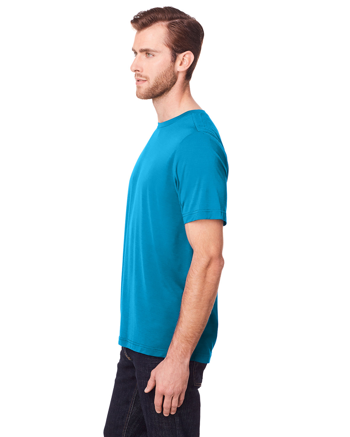 Unisex Fusion ChromaSoft™ Performance T-Shirt - Electric Blue
