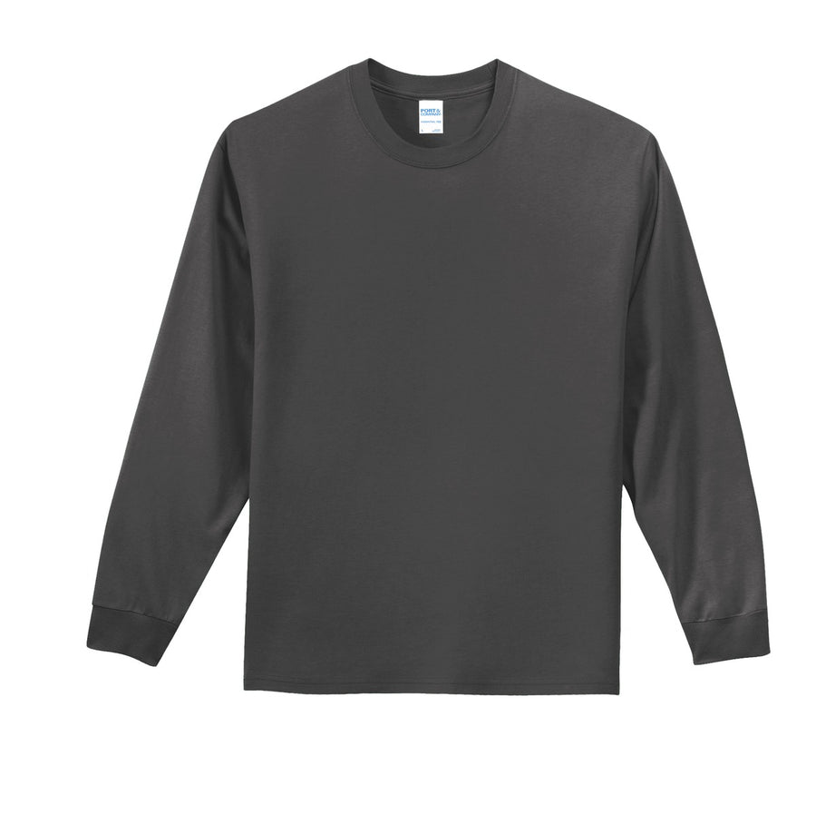 Unisex Long Sleeve Essential Tee - Charcoal