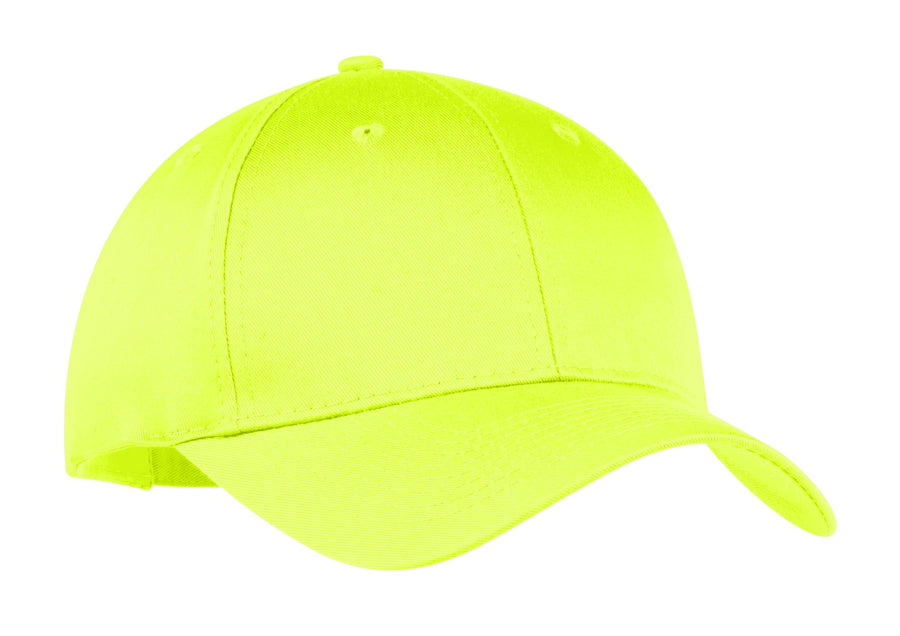 Six-Panel Twill Cap - Neon Yellow