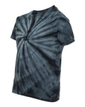 Youth Cyclone Vat-Dyed Pinwheel Short Sleeve T-Shirt - Black