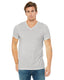 Bella + Canvas 3415C - Unisex Triblend V-Neck T-Shirt - White Fleck Triblend