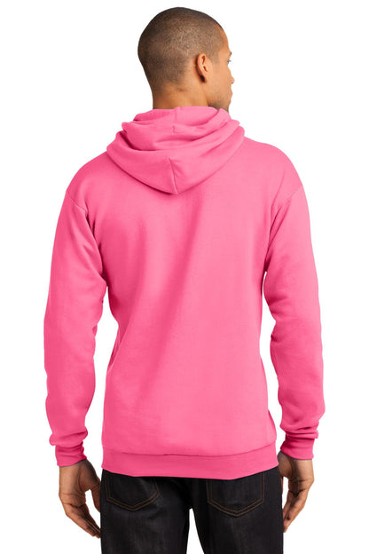 Unisex Core Fleece Pullover Hoodie - Neon Pink