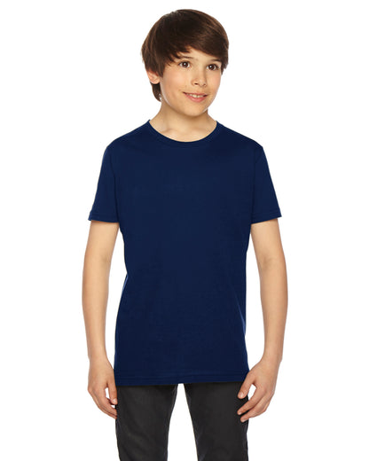 Youth Fine Jersey Short-Sleeve T-Shirt - Navy