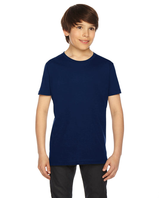 Youth Fine Jersey Short-Sleeve T-Shirt - Navy