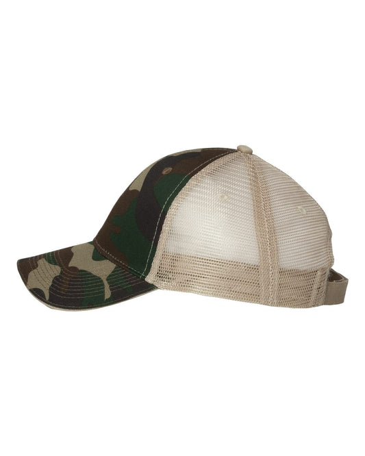 Sandwich Trucker Cap - Green Camo / Tan