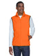 Harriton M985 - Unisex Fleece Vest - Safety Orange
