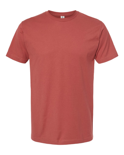 Unisex Fine Jersey Tee - Terracotta