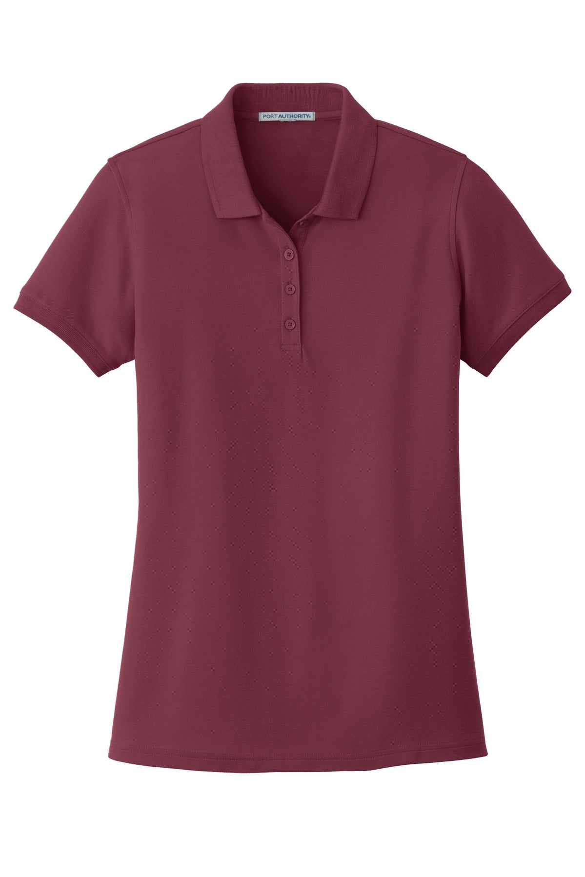 Women's Core Classic Pique Polo - Burgundy