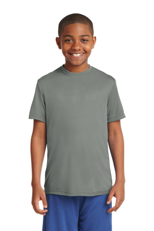Youth PosiCharge Competitor Tee - Gray Concrete