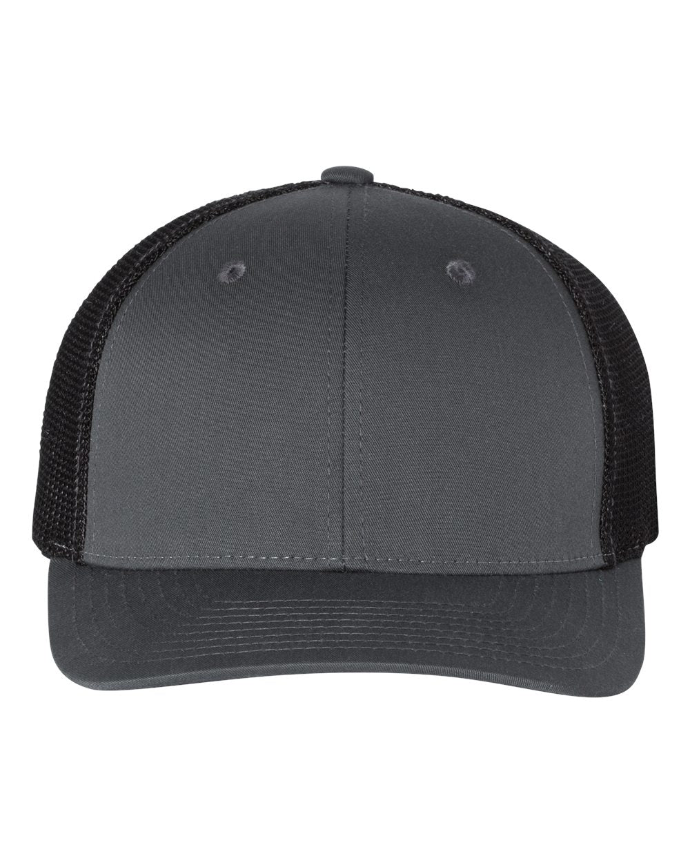 Fitted Trucker with R-Flex - Charcoal / Black