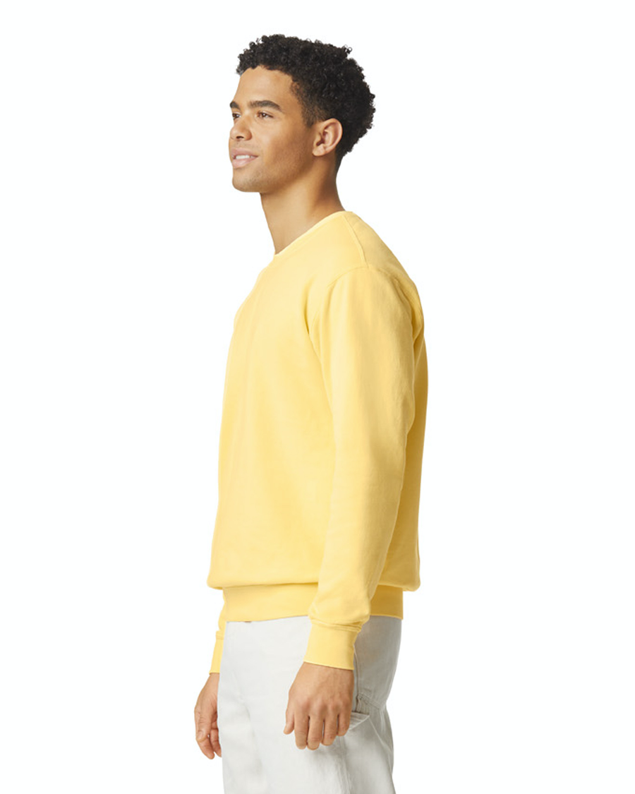 Unisex Lighweight Cotton Crewneck Sweatshirt - Butter