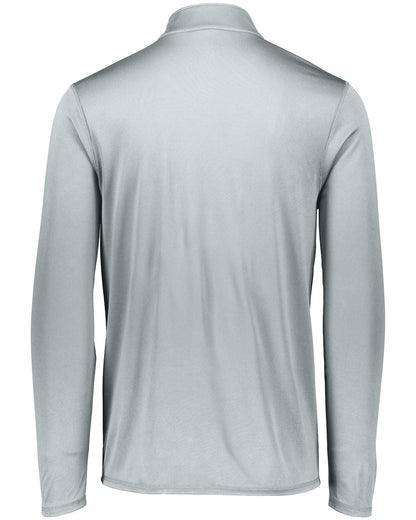 Unisex Attain Quarter-Zip Pullover - Silver