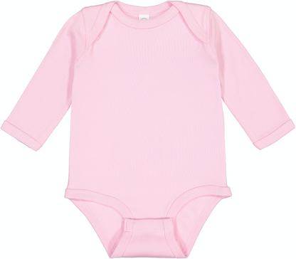 Infant Long-Sleeve Bodysuit - Pink