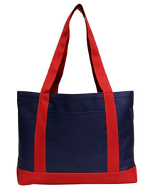 P & O Cruiser Tote Bag - Navy / Red