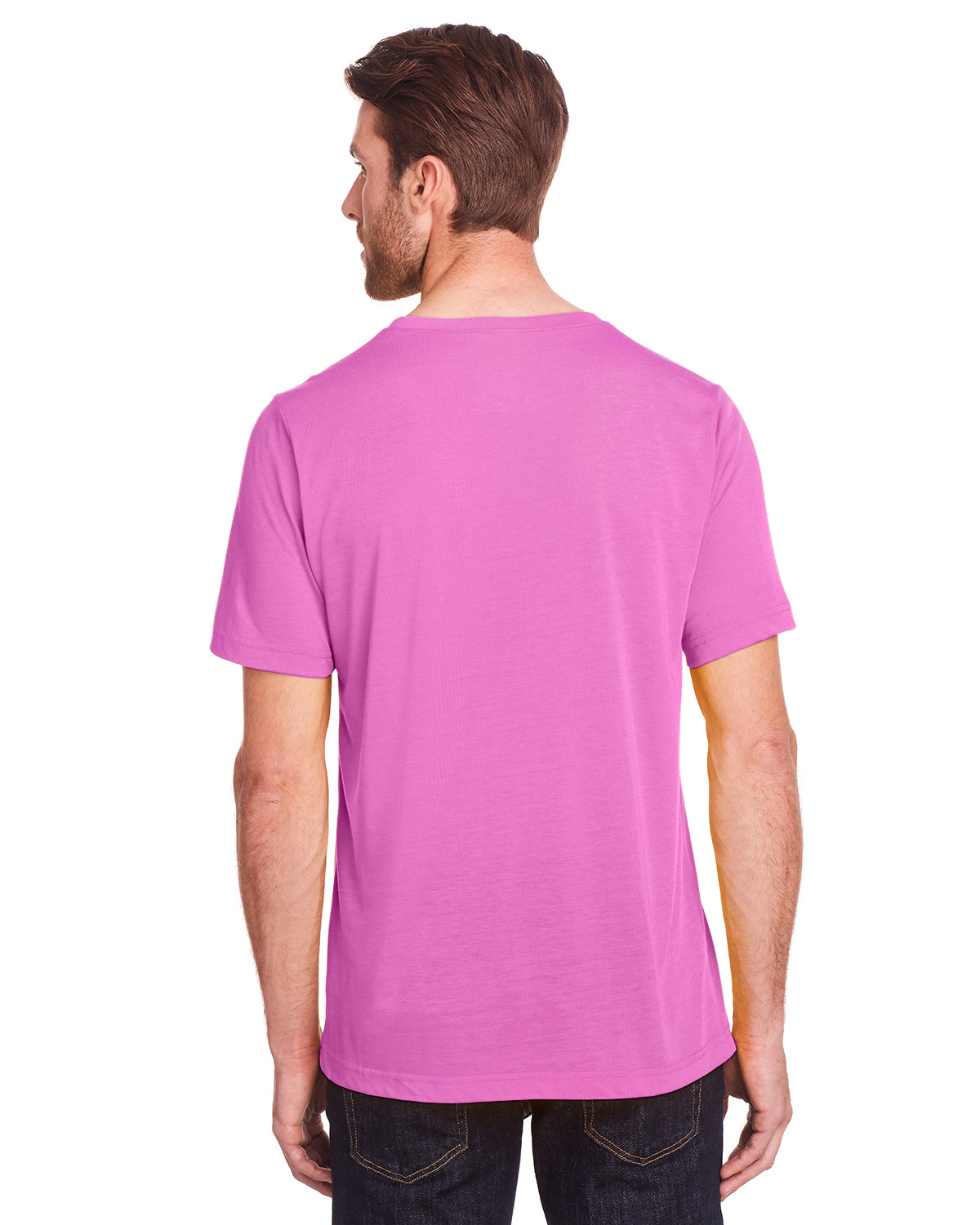 Unisex Fusion ChromaSoft™ Performance T-Shirt - Charity Pink