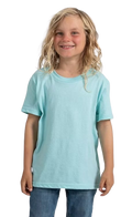 Youth Fine Jersey T-Shirt - Heather Purist Blue