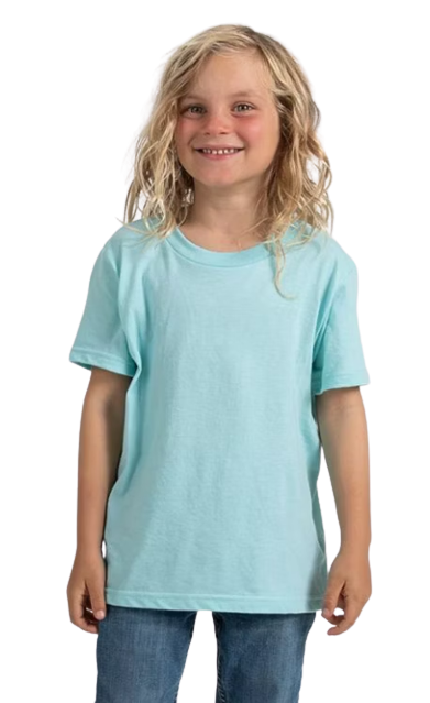 Youth Fine Jersey T-Shirt - Heather Purist Blue