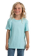 Tultex 0235TC - Youth Fine Jersey T-Shirt - Heather Purist Blue