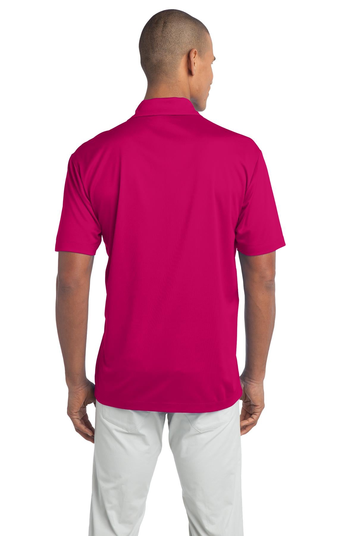 Unisex Silk Touch Performance Polo - Pink Raspberry