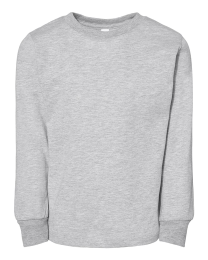 Toddler Jersey Long Sleeve T-Shirt - Heather Athletic