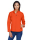 Team 365 TT80W - Women's Leader Soft Shell Jacket - Sport Orange