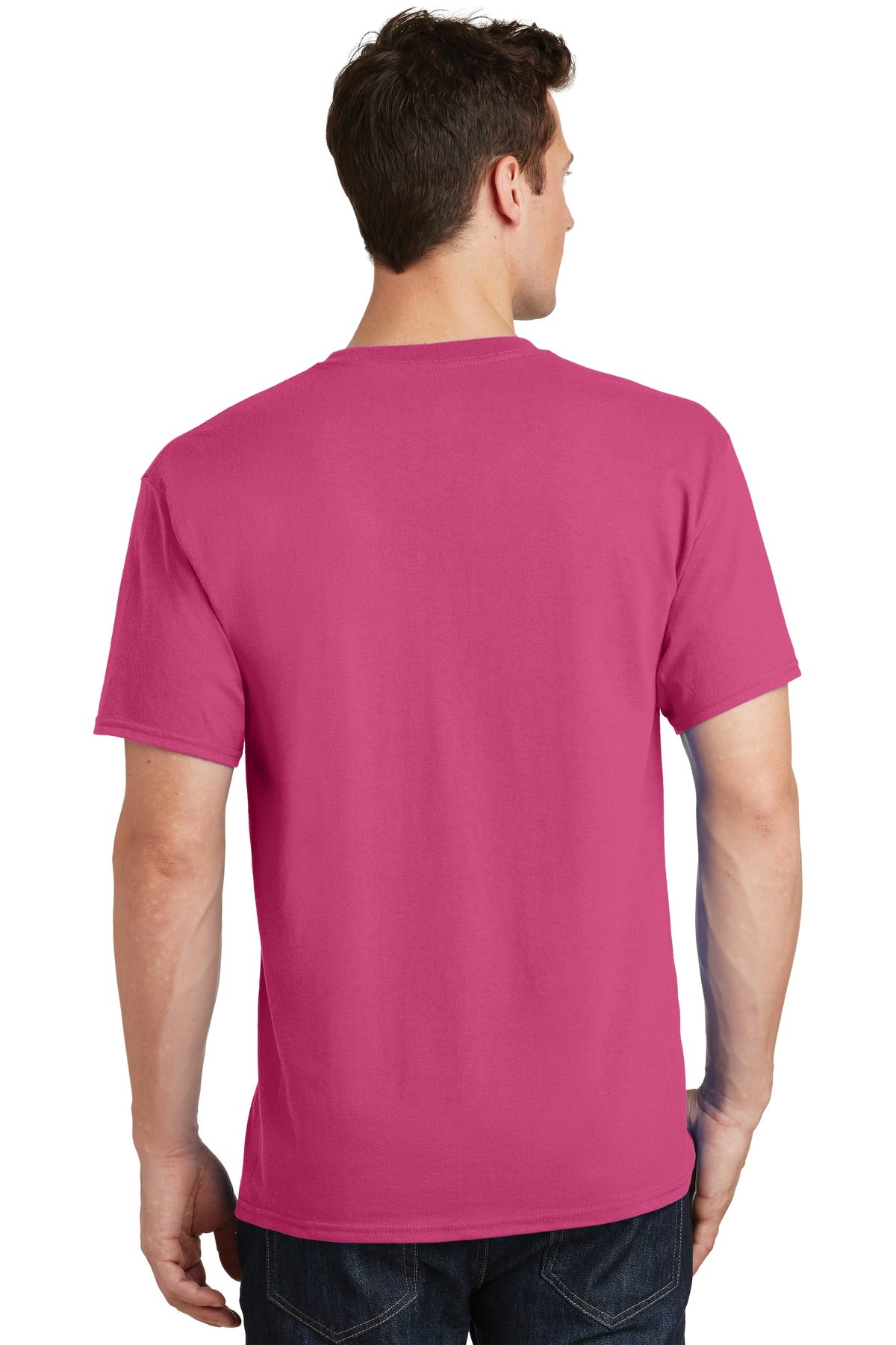 Unisex Core Cotton Tee - Sangria