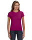Anvil 1441 - Women's 1x1 Baby Rib Scoop T-Shirt - Raspberry