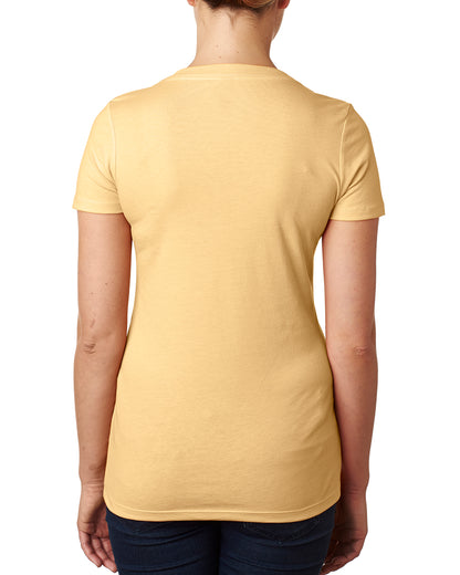 Women's CVC Deep V - Banana Cream