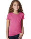 Next Level 3712 - Girl's Youth Princess CVC T-Shirt - Raspberry