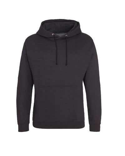 Unisex 80/20 Midweight College Hoodie - Black Smoke