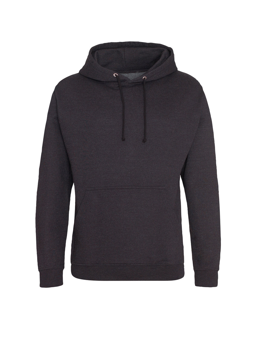 Unisex 80/20 Midweight College Hoodie - Black Smoke